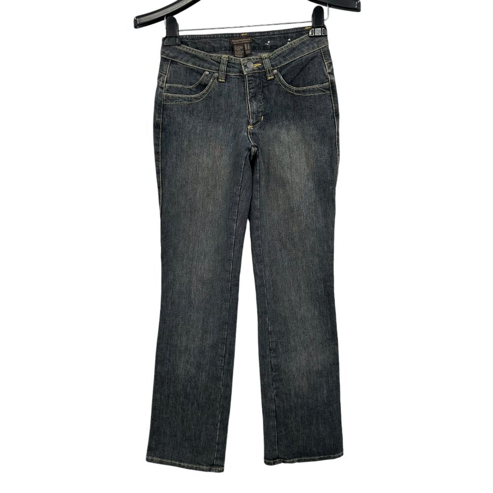 Royal Robbins Womens Bootcut Medium Wash Low Rise Size 2 Jeans